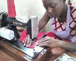 A level 3 tailoring student