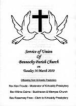 Service of Union Order of Service