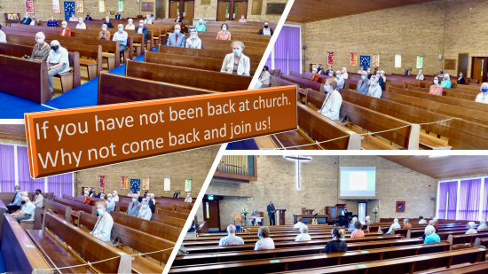 Welcome back to Church, 01 Aug 2021