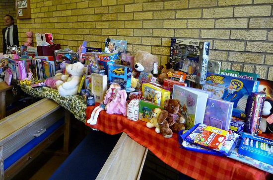 Christmas Gifts donated to the Salvation Army